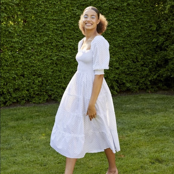 Hill House Pampelonne Nesli Midi Nap Dress - Picture 1 of 6